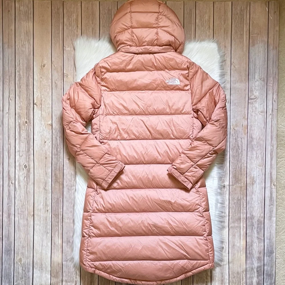 The North Face Women’s Metropolis Parka III Coat In Rose Dawn - Picture 7 of 12